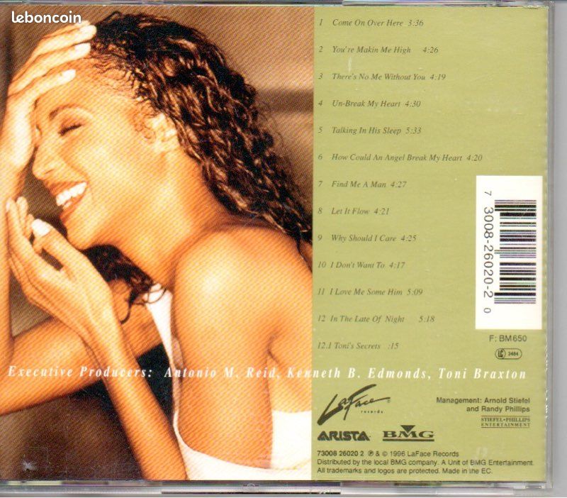 Tony Braxton cd secrets (image 2)