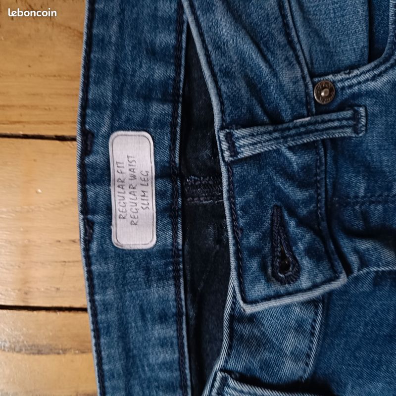 Jean Femme Pepe Jeans Slim Stretch Bleu Foncé – Taille W32 L32 – Coupe Fuselée Et Confortable