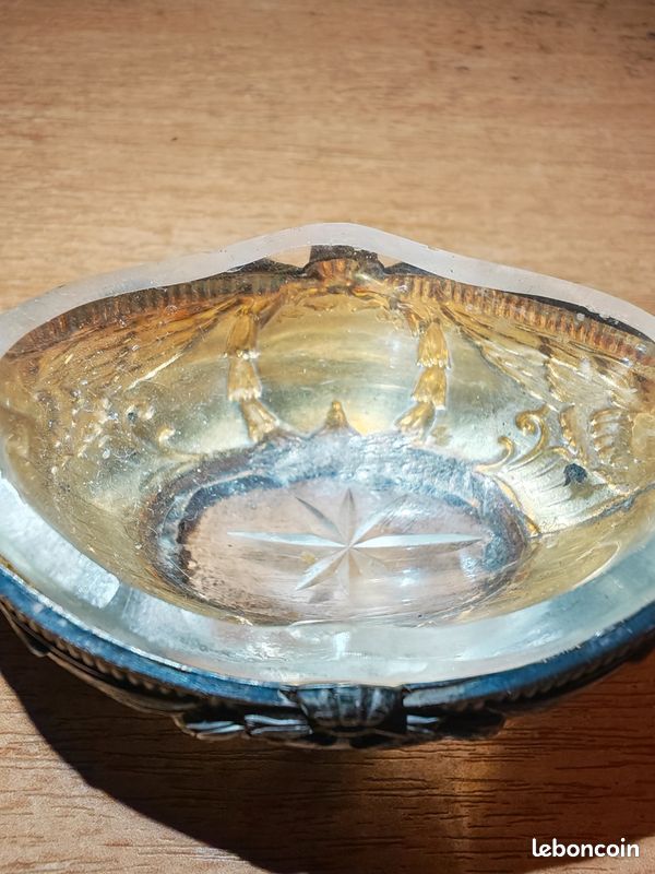 BEL ANCIEN SALERON Double En Argent Massif Et Cristal De Baccarat EUR 90,00 - FR
