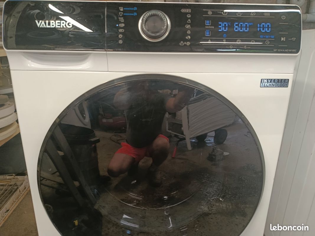 Lave linge Valberg 10 kg 1400 trs min A+++ super silence (image 3)