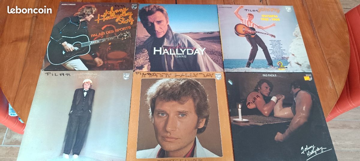 Lot vinyle Johnny HALLYDAY (image 2)