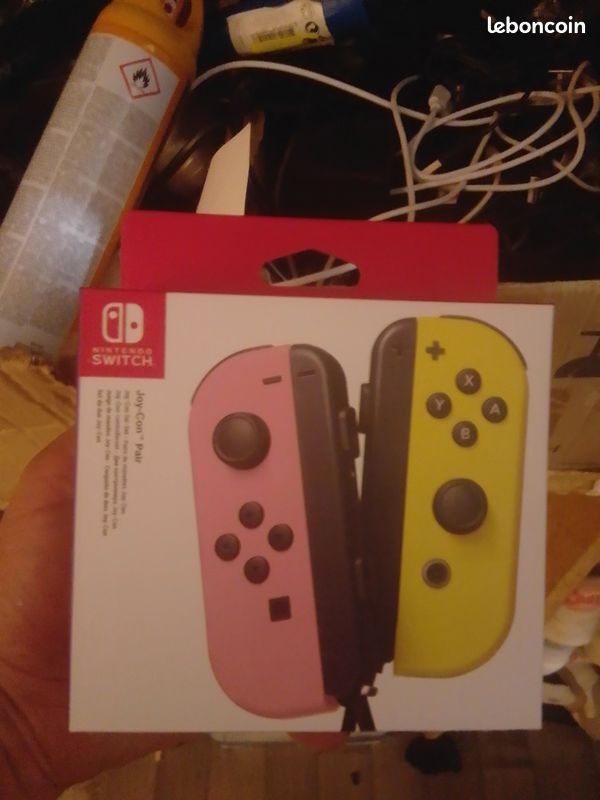 Joycon joy-con manette nintendo switch neuf pastel (image 1)