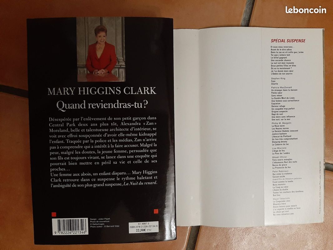 Quand reviendras-tu ? De Mary Higgins Clark (image 7)