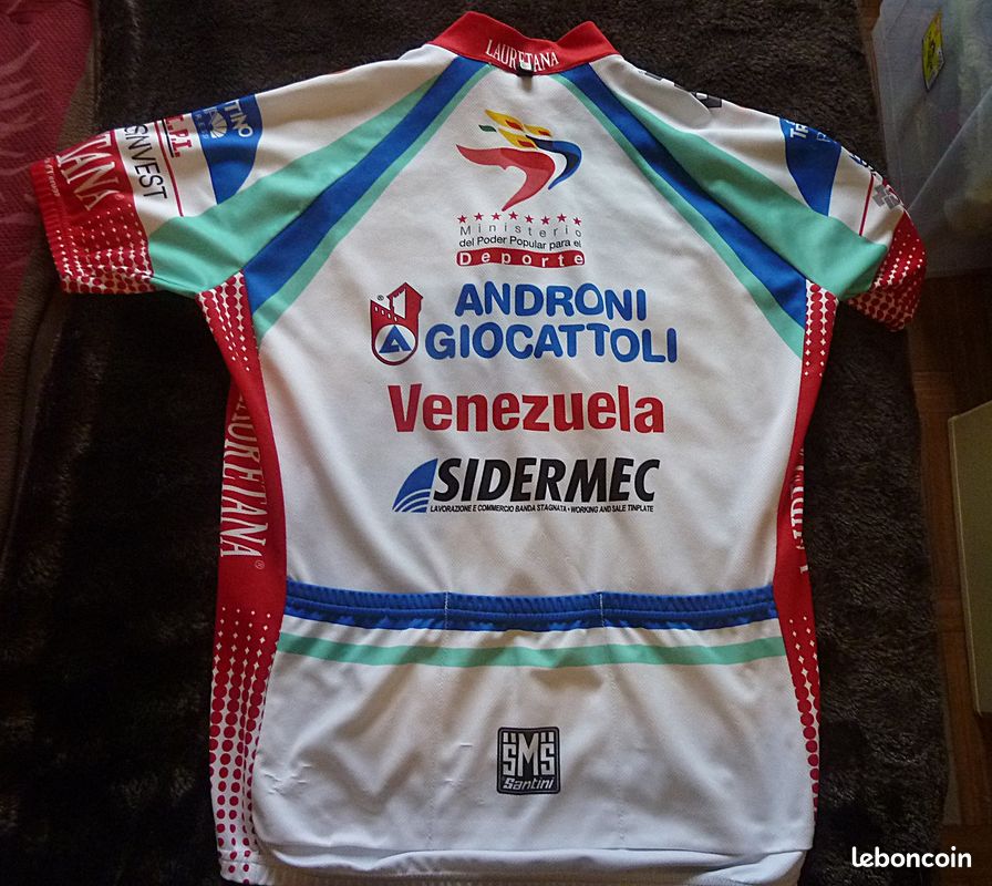 Maillot Cycliste Vintage Santini Équipe Italie Années 70 - 80% Laine - TBE - Taille 3