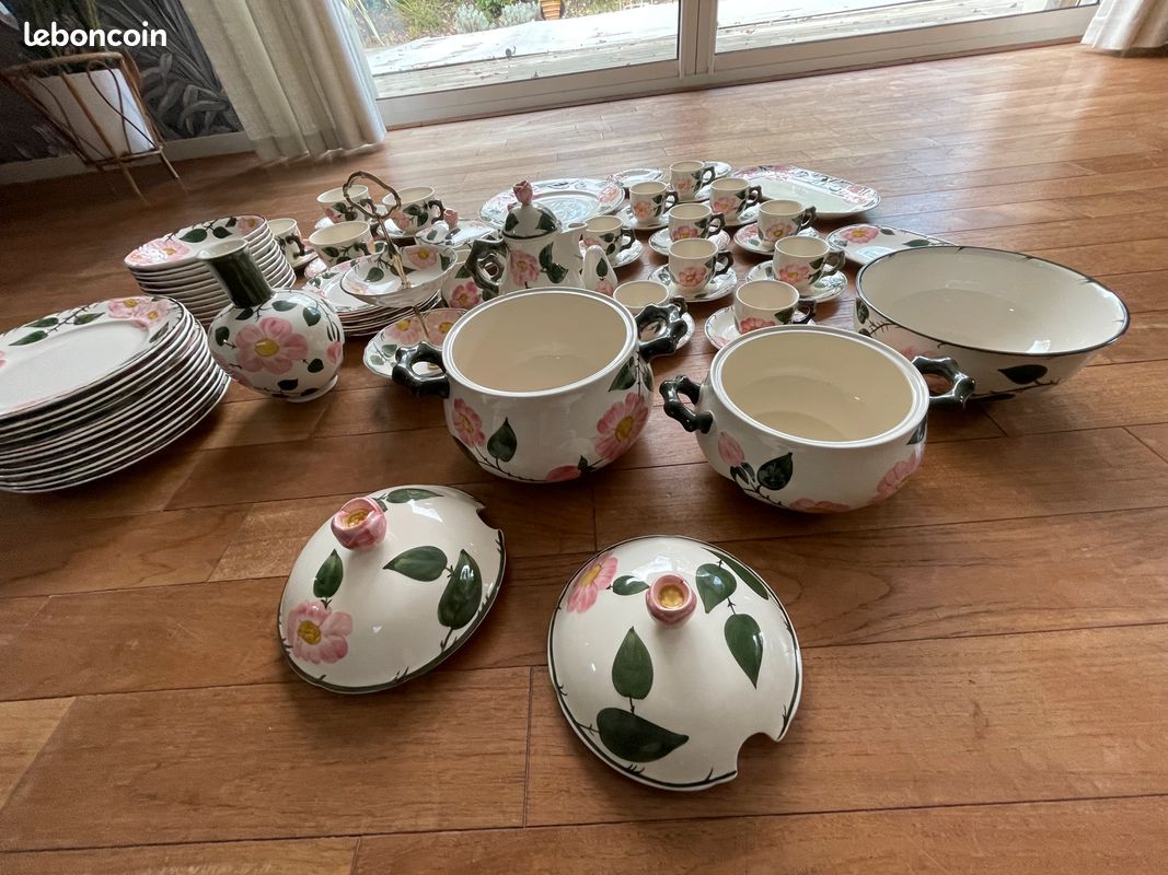 Lot 7 pièces - villeroy&Boch - Wild-Rose (D'occasion) à St-Cergue pour