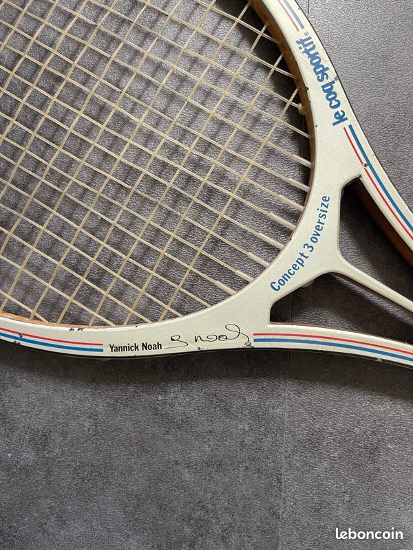 LE COQ SPORTIF Yannick Noah TCO- Concept 3 - L 2 grip size - Roland Garros 1983 £149.99 - UK