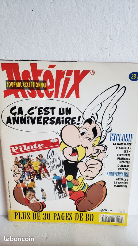 ANCIENNE FIGURINE PVC Plastique Asterix Et Obelix * Jules Cesar Pub EUR