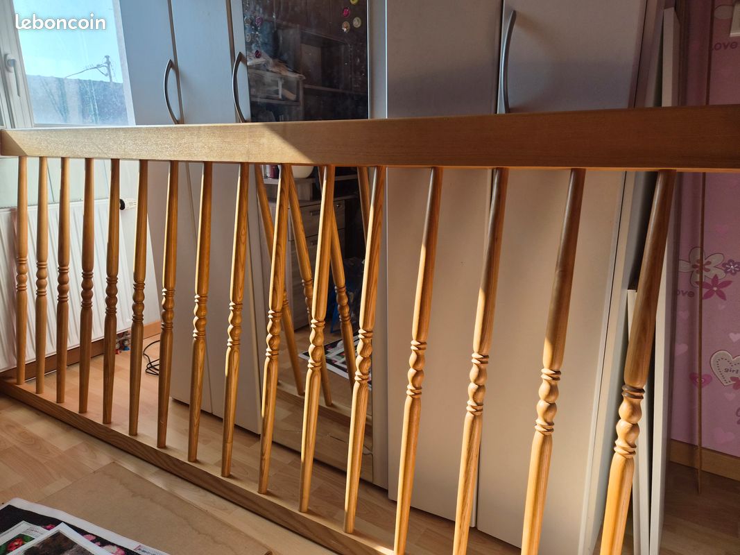 Balustrade barrière intérieure bois (image 1)