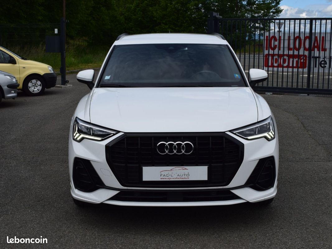AUDI Q3 35 TDI 150 CV S-LINE S-TRONIC / 1ère MAIN / CROCHET D'ATTELAGE / PACK BLACK (image 5)