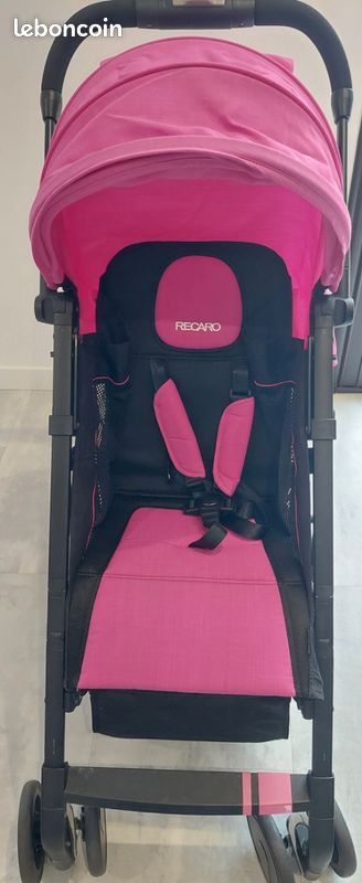Poussette compacte Recaro Easylife rose Équipement bébé