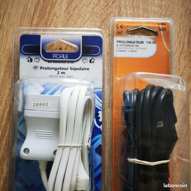 Prolongateur rallonge bipolaire 2m neuf (image 1)