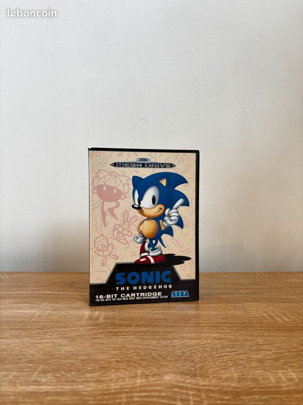Jeu vidéo sonic the hedgehog pour sega mega drive pal 1991 à Rennes