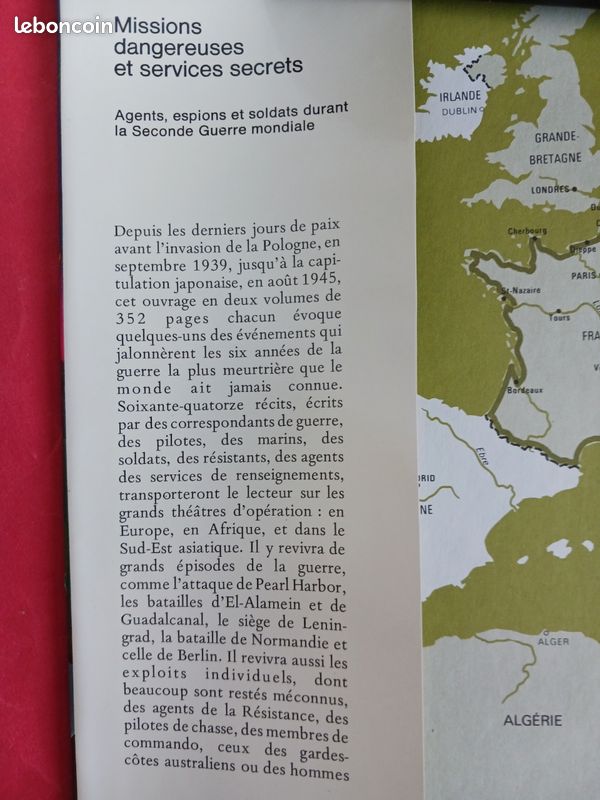Lot 2 livres : Missions dangereuses et services secrets ( 1+2 ). Agents, espions et soldats durant la seconde guerre mondiale (image 4)