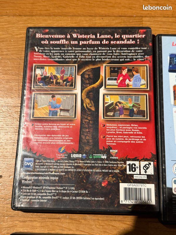 Lot Jeux PC CD-ROM Vintage Les Sims / Flight Simulator 2004 / Desperate Housewives / Fire Department 3 (image 2)