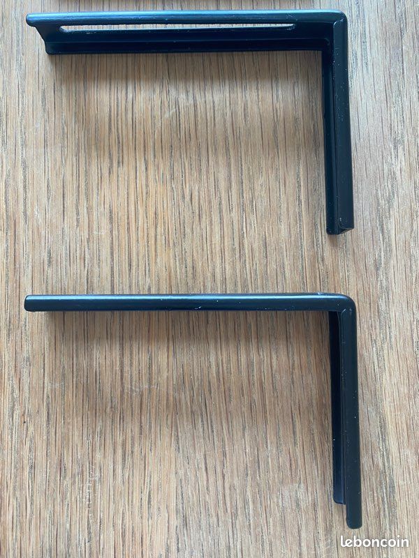 Double tringle à rideaux IKEA noire. Diamètre 20mm longueur extensible de 115a 220 cm (image 3)