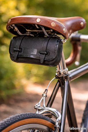 Saccoche à Outils Vélo Vintage - Fixation Sous Selle - Fabriquée En France