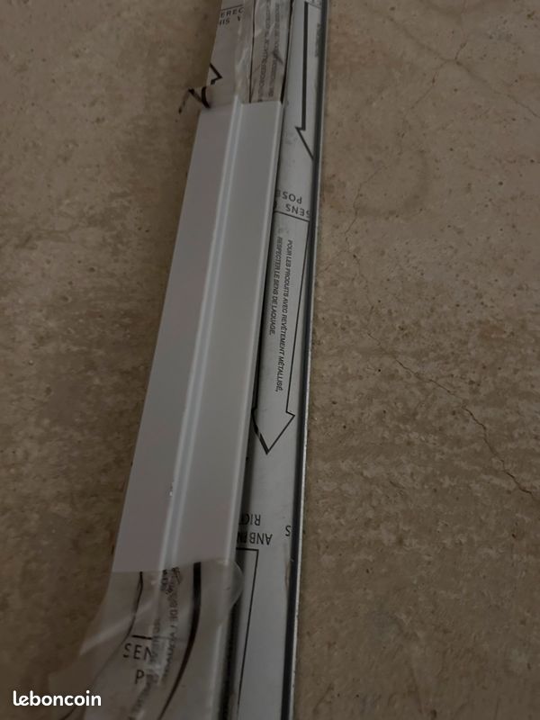 Profile arrêt ou encadrement 2,5ml pour cedral gris clair (image 1)