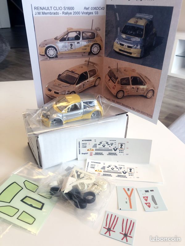 JEMMPY kit à monter Renault Clio II S1600 « Membrado» Rallye 2000 Viratge-Espagne 2003 - Modélisme