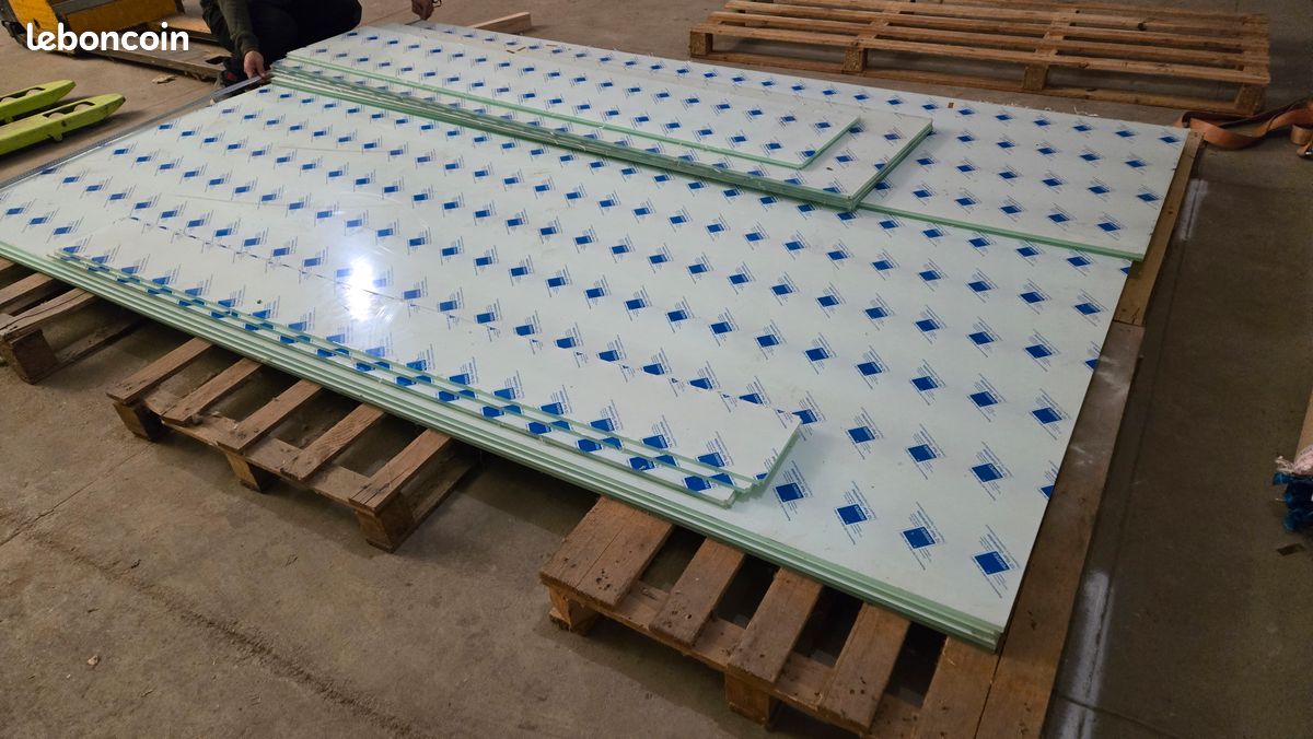 Lot Plaques de plexiglass Plexi coulé 10 mm GLASS-LOOK 3050x2030mm PMMA10 Effet verre (image 3)