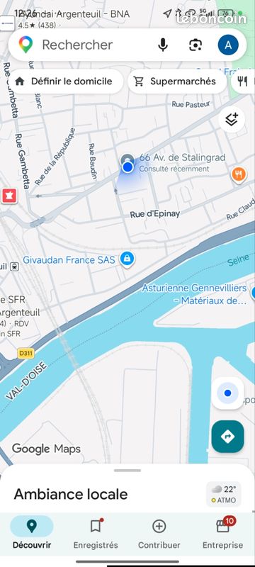Appartement 1 pièce 20 m² · à Argenteuil · 20 m² · 700 €