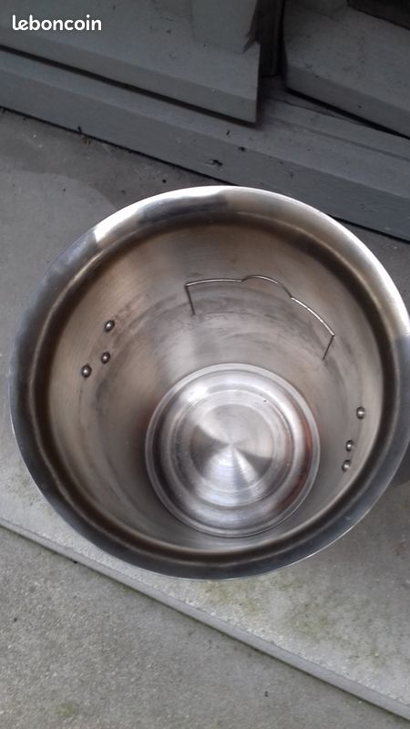 Rare Et Ancien Seau À Champagne Pommery POP en Aluminium