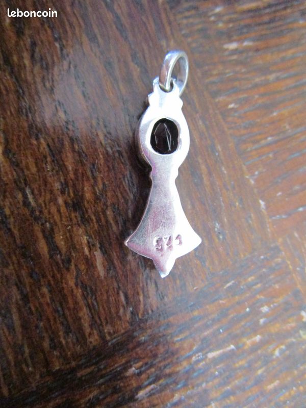 Pendentif Maitreya Créations – Argent 925 Sertis De Grenats (+11 Carats), Neuf Sans Emballage