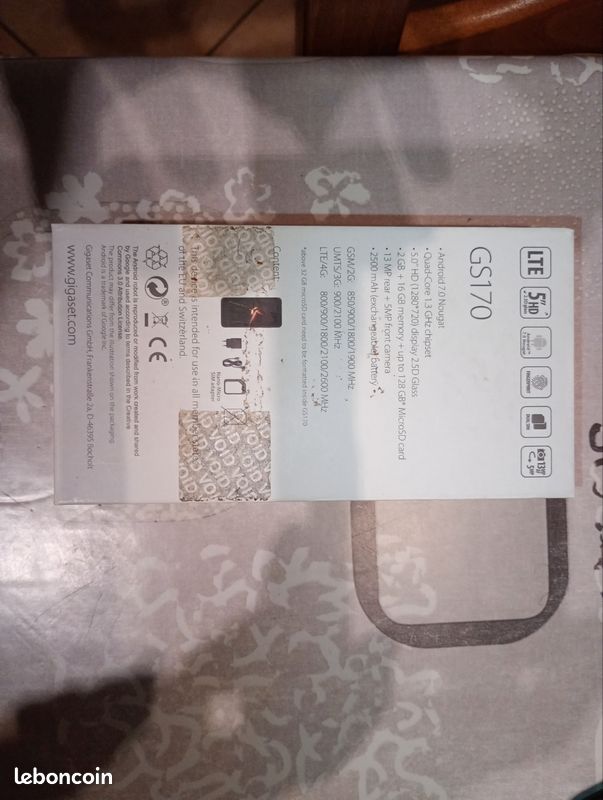 Smartphone gigaset gs170 (image 1)