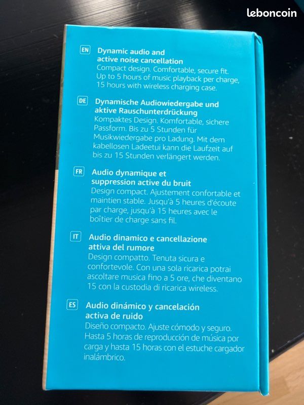 Casque écouteurs Echo Buds 2nd generation Alexa neuves (image 3)