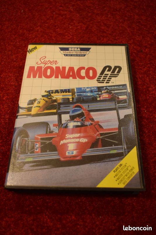 Jeu Super Monaco GP - Sega Master System - État Correct - PAL