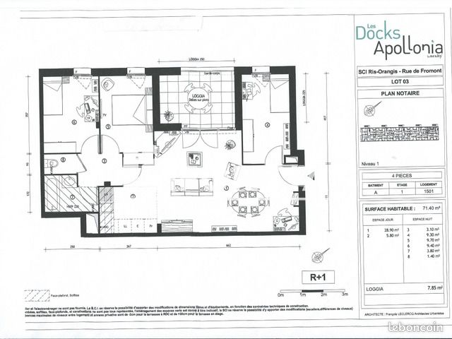 Appartement a louer ris-orangis - 4 pièce(s) - 71 m2 - Surfyn