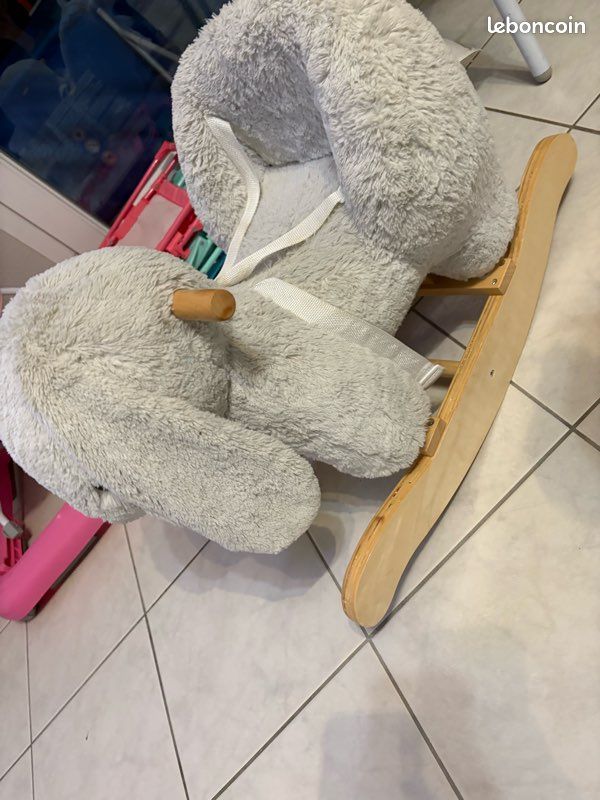 Fauteuil à Bascule Bébé Personnalisé - Lana Le Chat