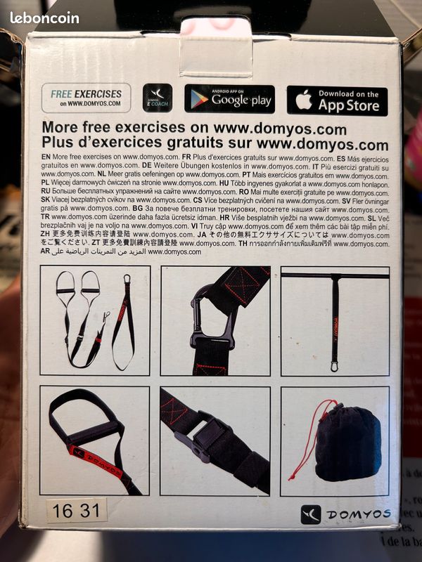 Breaking Limits Sangle D’Entraînement TRX – Suspension Trainer Complet Maison & Extérieur – Jusqu’à 320 Kg