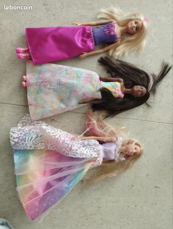 Lot princesses barbie (image 1)