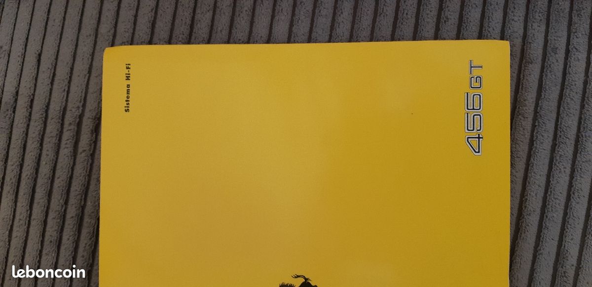 Carnet de bord ferrari 456gt (image 2)