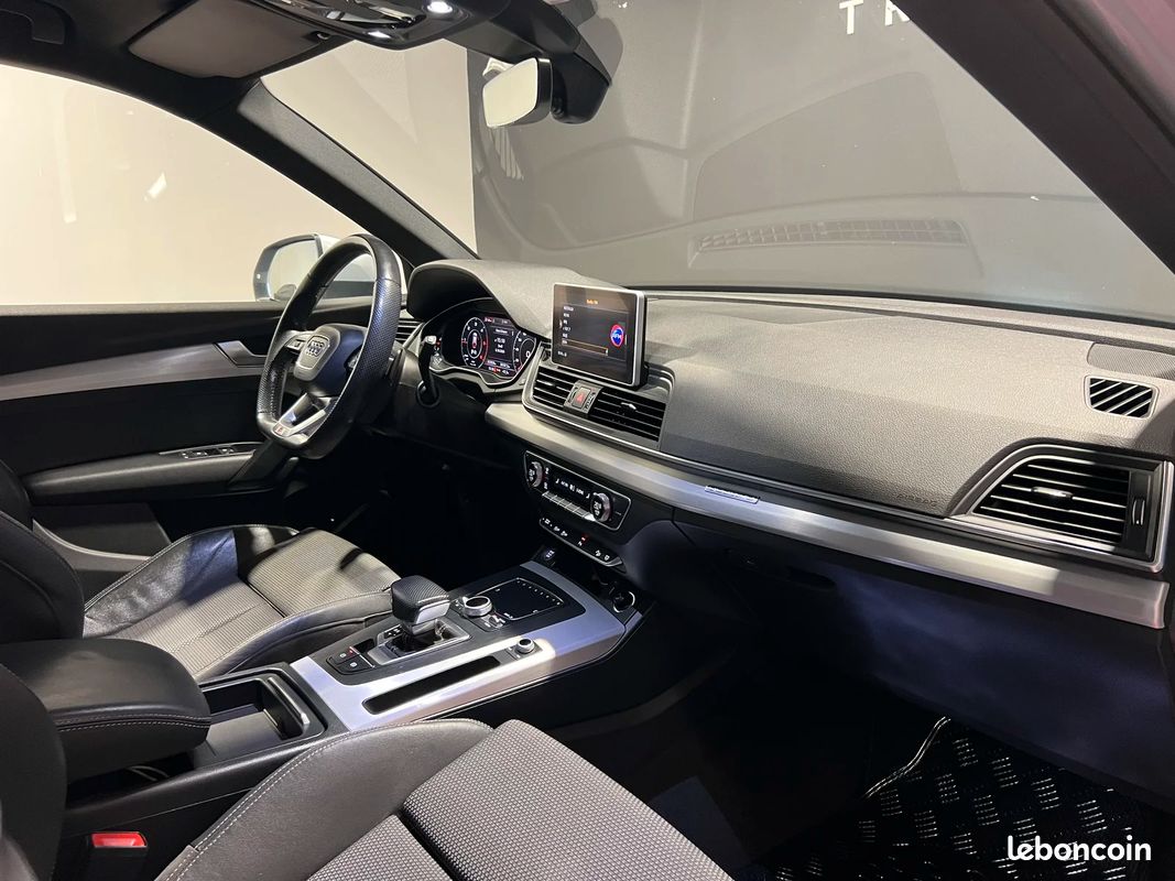 Audi q5 2.0 tdi 190 ch quattro s-line / camera / hayon elec / keyless go / carplay (image 37)