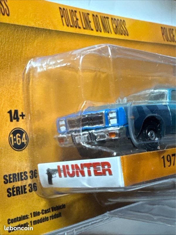 Voiture Miniature Greenlight 1:64 - Plymouth Fury 1977 - Rick Hunter - Modèle Neuf