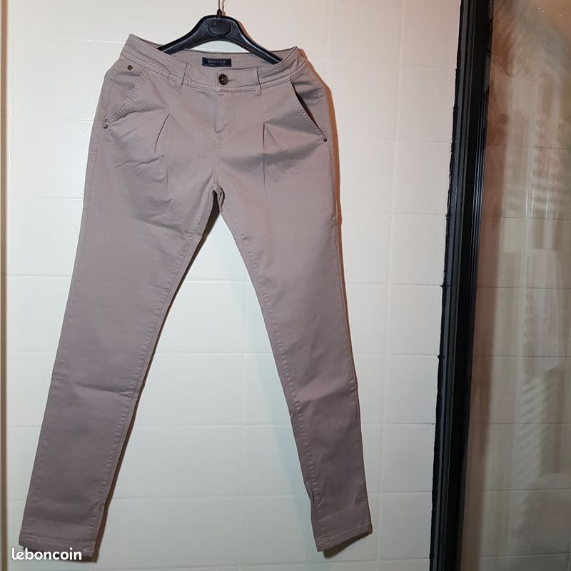 Pantalon chino femme (image 1)