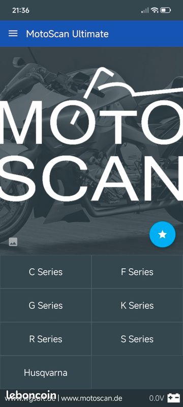 Diagnostic moto BMW motoscan (image 1)