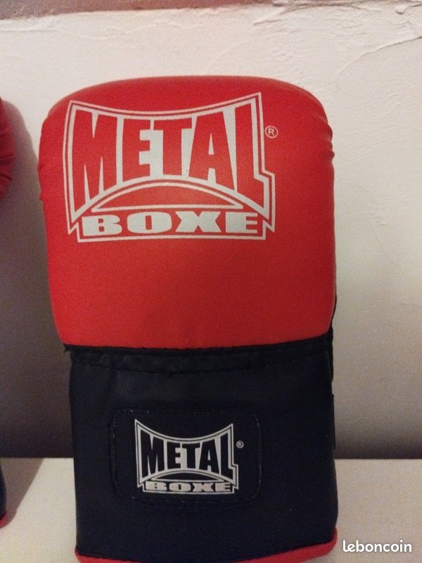Gants de boxe Metal Boxe mb221 gants de boxe rouge 12 oz