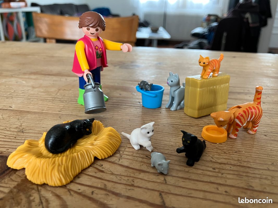 Playmobil 6139 soigneur avec chats (image 1)