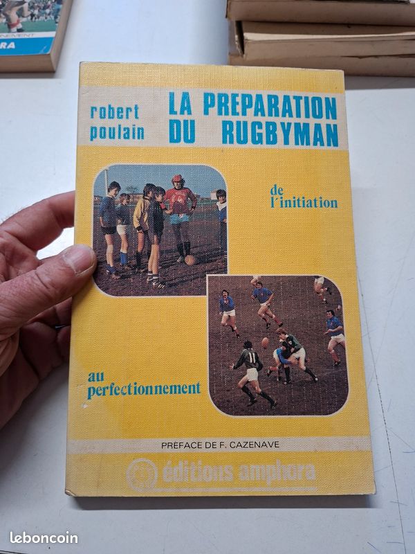 3075B: Robert Poulain La Préparation du Rugbyman Éditions Amphora rugby (image 1)