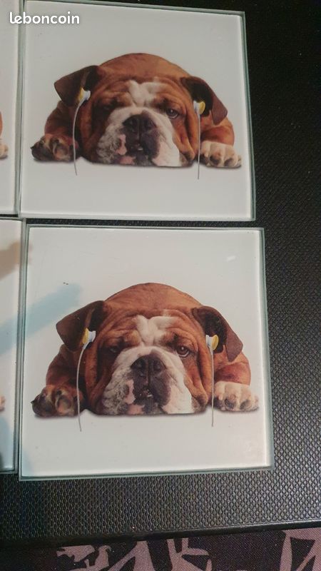 Lot De 4 Dessous-de-verre En Forme De Chien Beagle Hounting Animaux De Compagnie Aquarelle Cadeau Travail Bureau Salle à Manger Thé Café