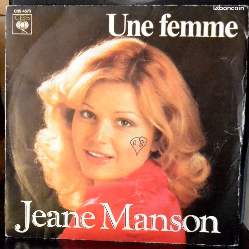 45 tours Jean Manson "Une femme" (image 1)