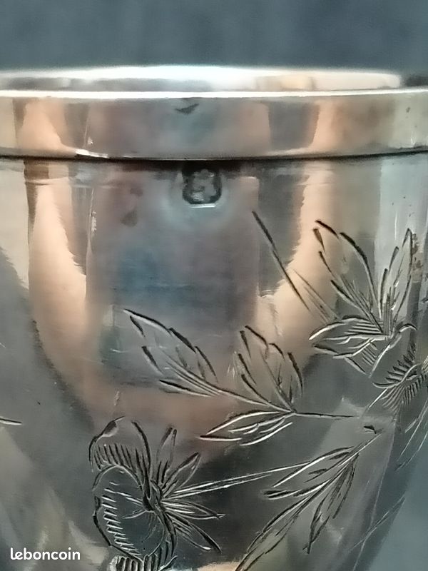 ANCIEN COQUETIER EN argent massif poinçon Minerve EUR 25,00 - FR