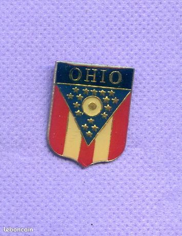 Pin's Permis De Pêche Vintage Ohio – Vers 1947-1949 – Collection