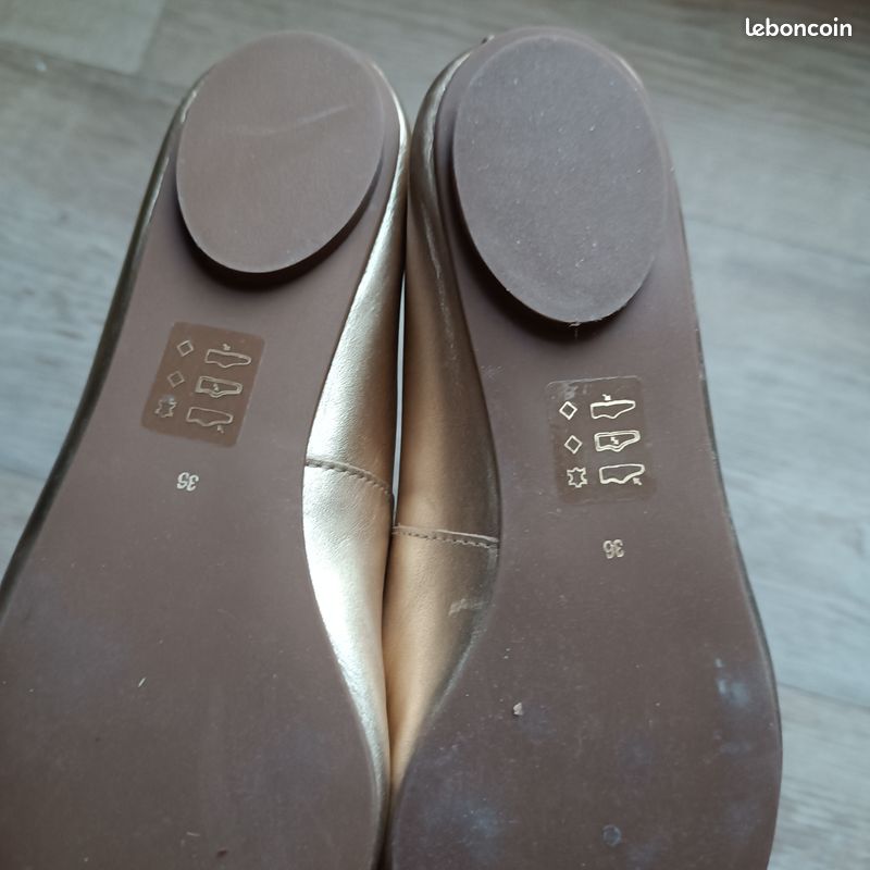 Ballerines dorées La Scarpa 36 (image 2)
