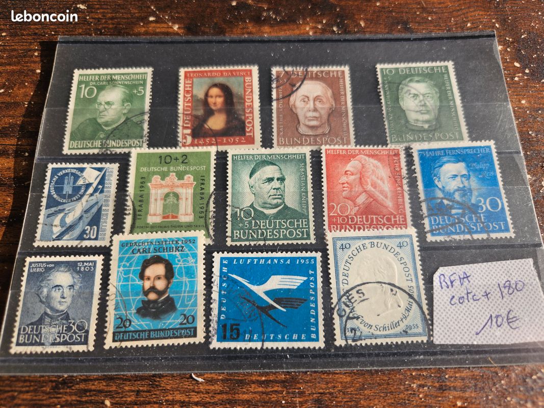 Timbres allemand lot divers cote + 180 (image 1)