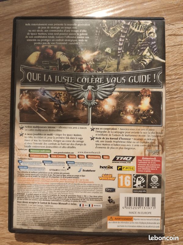 Jeu PC dawn of War 2 (image 2)