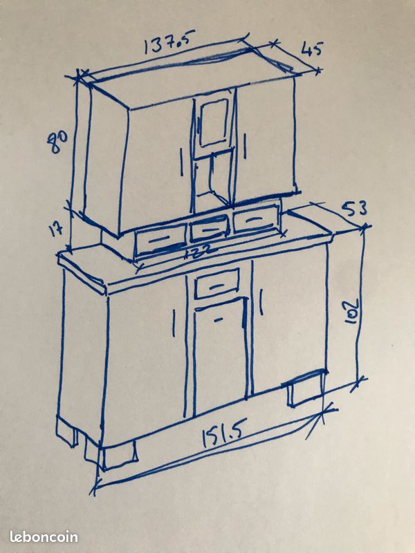 Meuble année 50 (image 2)