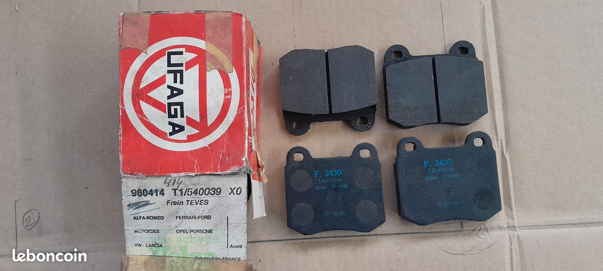 2 jeux plaquettes frein ferrari porsche alfa lancia (image 3)